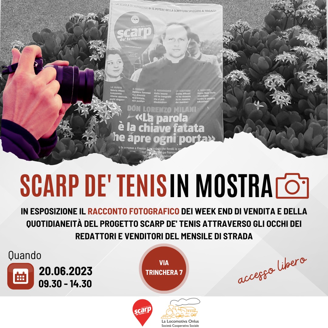 Mostra Fotografica Ri-Scatti: Racconti fotografici dei Redattori-Venditori di Scarp de' Tenis Napoli