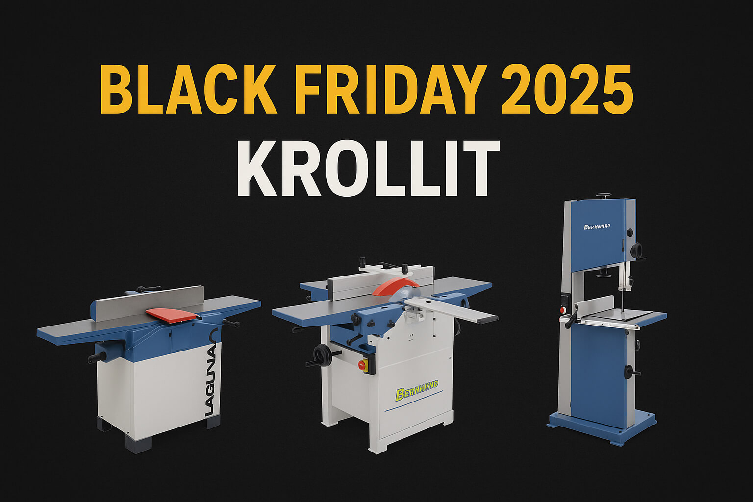 Black Friday Krollit 2025: Sconti Fino al 15% su Macchine Utensili Professionali