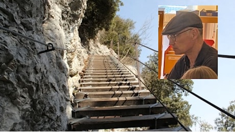 Pellegrino Liguori muore in ferrata a Dro, malore fatale a 67 anni