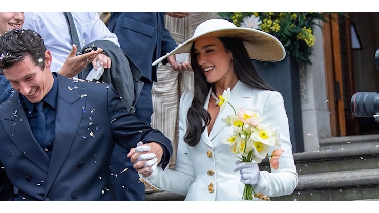 Dua Lipa e Callum Turner si sono sposati: dopo Londra arriva la Sicilia - Oggi