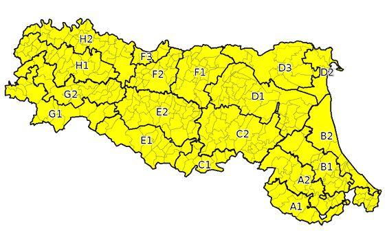 Maltempo, è ancora allerta gialla per temporali