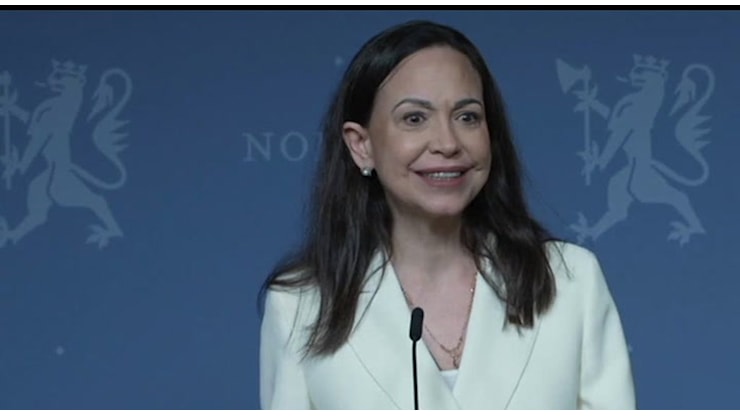 La Nobel per la Pace Machado: «Spero che il Venezuela torni libero» - Il Messaggero