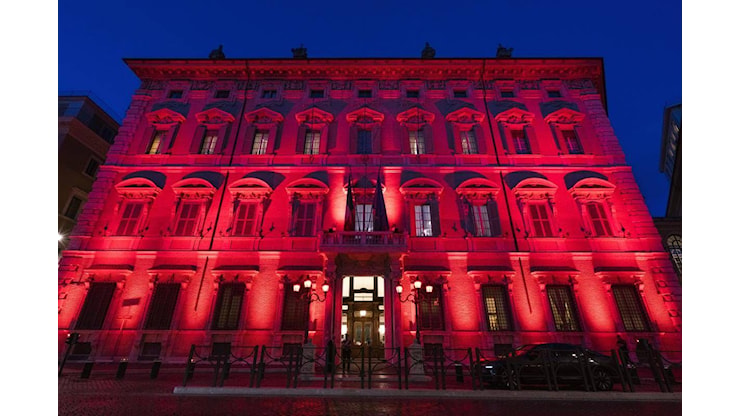 Giornata mondiale sclerosi multipla, l’Italia si illumina di rosso - Canale 10