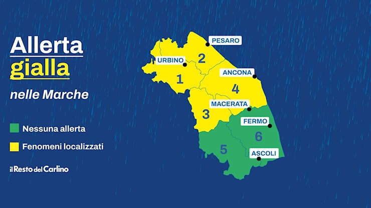 Rischio grandinate e nubifragi nel weekend: allerta meteo nelle Marche. Ma l’afa non molla - Il Resto del Carlino