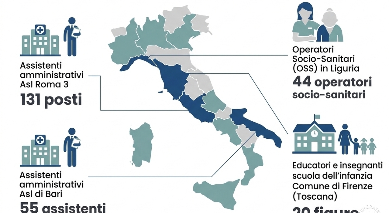 Concorsi pubblici in scadenza a luglio: oltre 2.500 posti a tempo indeterminato dall'Inps alla sanità fino alla scuola