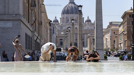 Meteo Roma e Lazio, giovedì 16 luglio 2026: picco di caldo a 38 gradi, bollino rosso