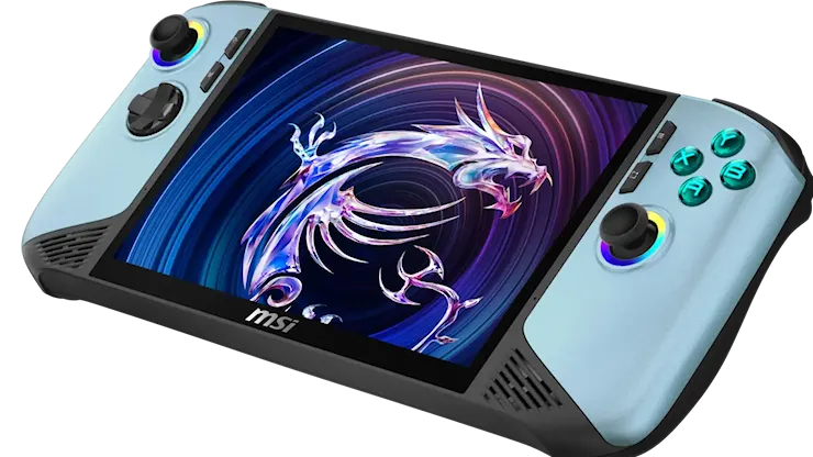 MSI Claw 8 AI+ Glacier Blue arriva in Italia con una nuova colorazione - Techprincess