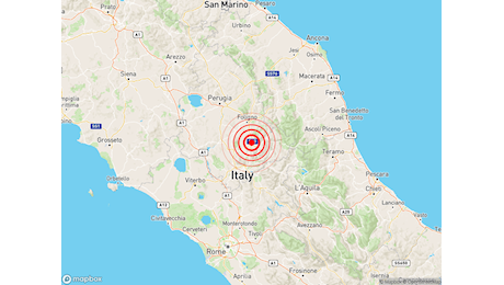 Scossa di TERREMOTO Magnitudo 3 in Umbria, avvertita nella zona di Spoleto