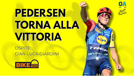La maglia gialla della rinascita: Træen trionfa a Foix, Pedersen show