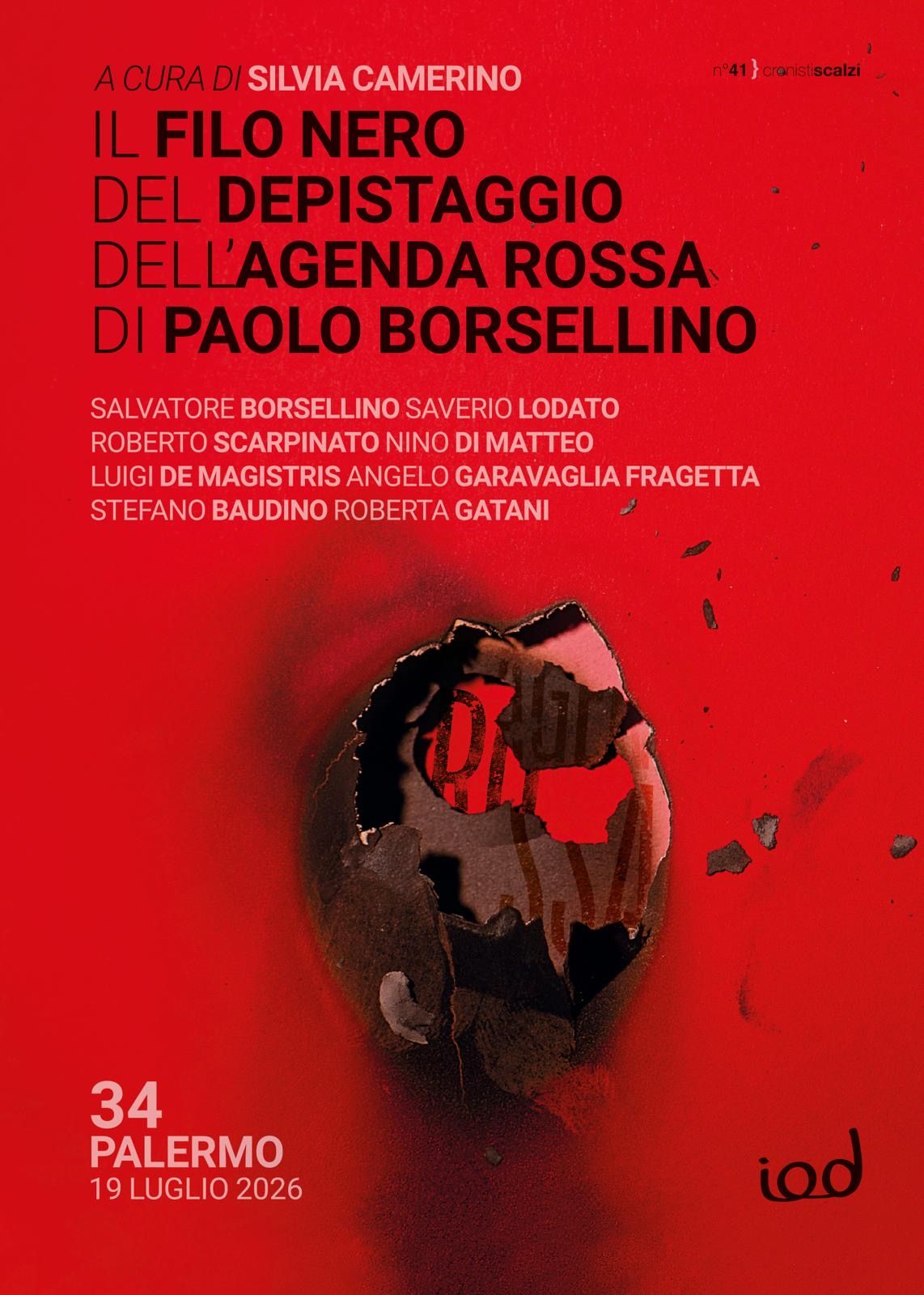 Via d’Amelio, il depistaggio e la scomparsa dell’agenda rossa nel libro curato dalla calabrese Silvia Camerino