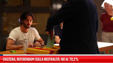 La Svizzera boccia l'iniziativa sulla neutralità con il 70,2% dei voti