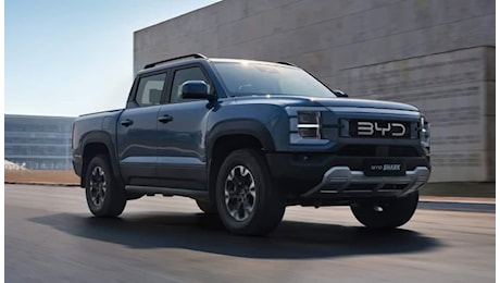 BYD Shark debutta in Europa: il pick-up ibrido da 436 CV
