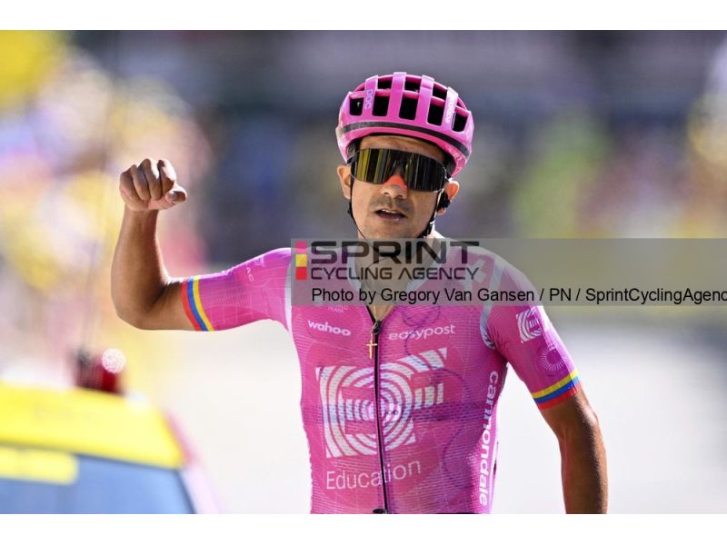 TOUR DE FRANCE, CARAPAZ DOMINA ORCIÈRES, È IL SUO SECONDO SUCCESSO AL TOUR