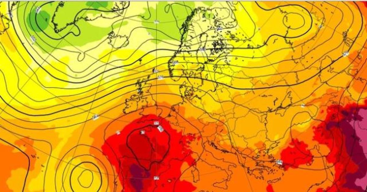 Meteo, nuova ondata di caldo sull'Europa, temperature fino a 43 gradi, da venerdì possibili nubifragi e grandinate