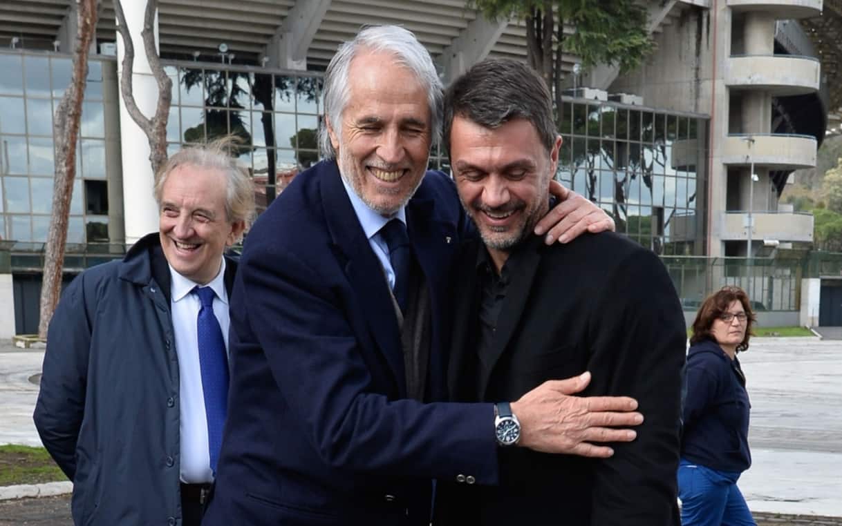 Malagò su Maldini e Leonardo in Nazionale: Due facce della stessa medaglia