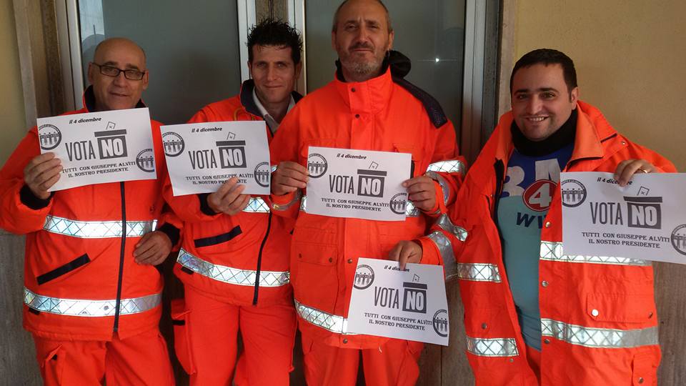 il leader del comparto della federazione nazionale lavoratori Giuseppe Alviti presenta le sue ragioni per votare NO al referendum
